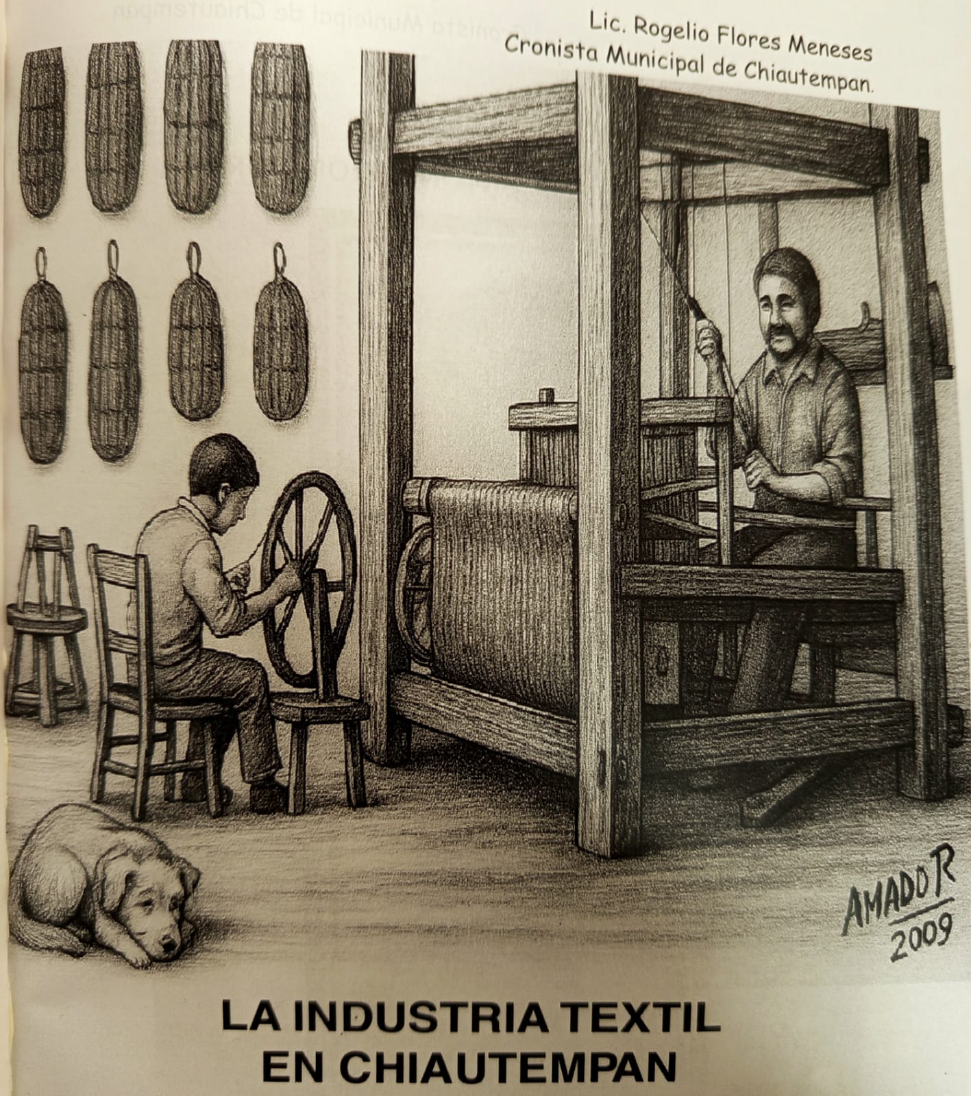 Presentan libro 'La Industria Textil en Chiautempan' del cronista Rogelio Flores